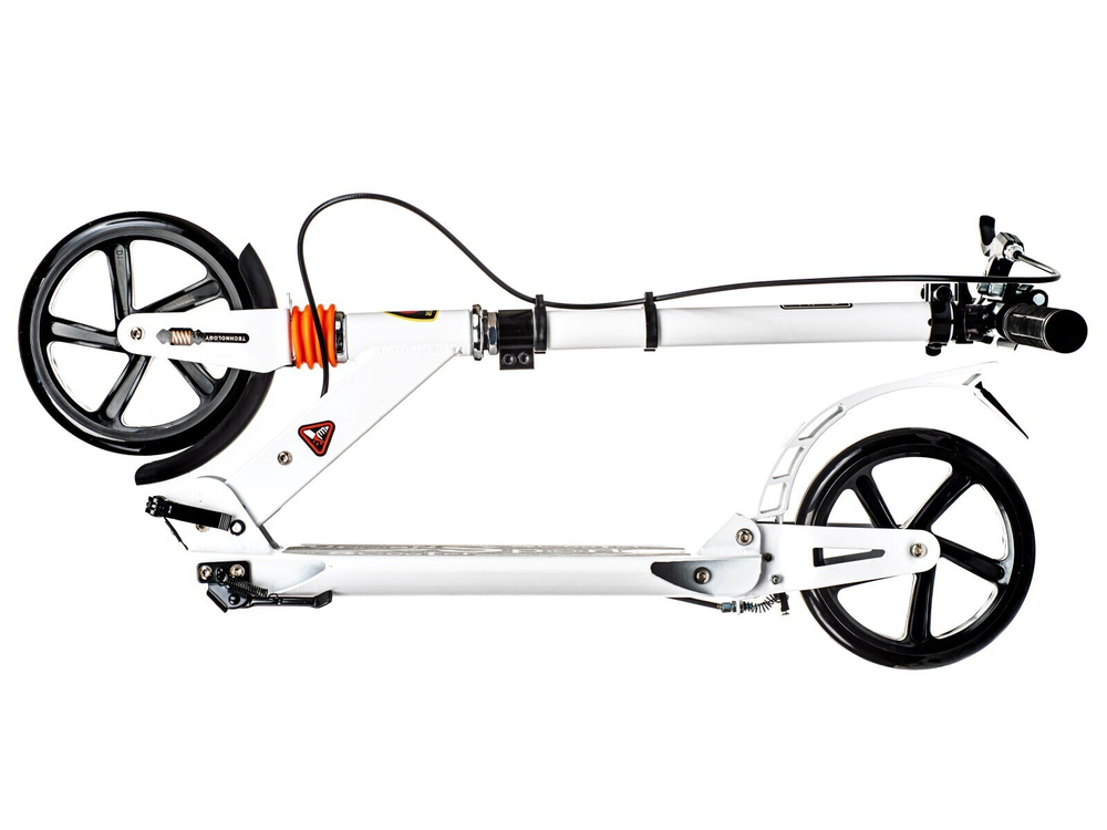 Городской самокат Urban Scooter тм Original Brake 2020 с ручным тормозом, белый