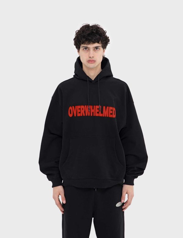 Худи OVERWHELMED SS22 Черный - фото 2