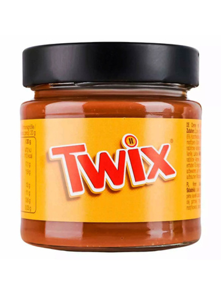 Шоколадная паста TWIX С КУСОЧКАМИ ПЕЧЕНЬЯ, 200 Г