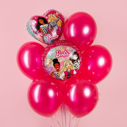 Фонтан шаров "Любовь к Барби"
