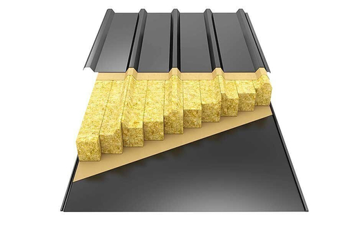 Стеновая сэндвич панель с минеральной ватой 60 мм