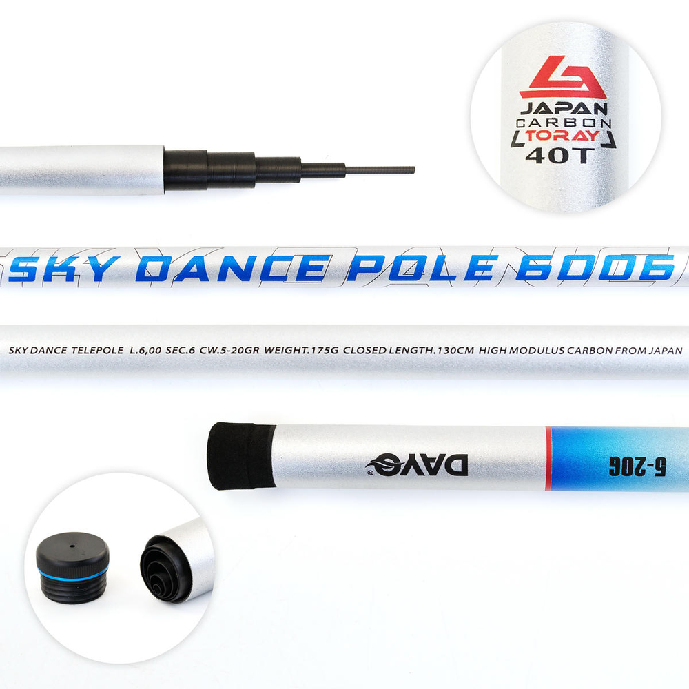 Удилище Dayo SKY DANCE POLE (5-20гр), без колец