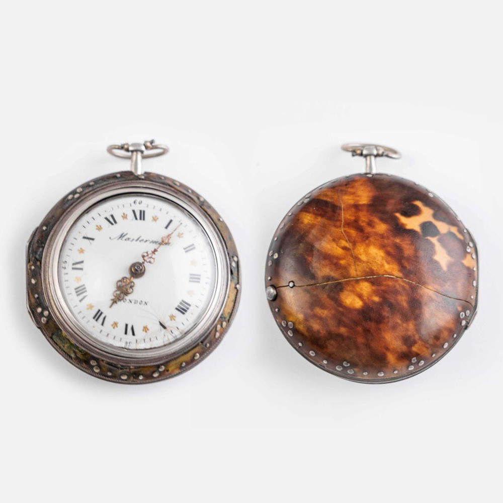 Антикварные трёхкорпусные карманные часы «MASTERMAN LONDON»