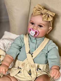 Кукла Реборн мягконабивная 60см в пакете (FA-015)