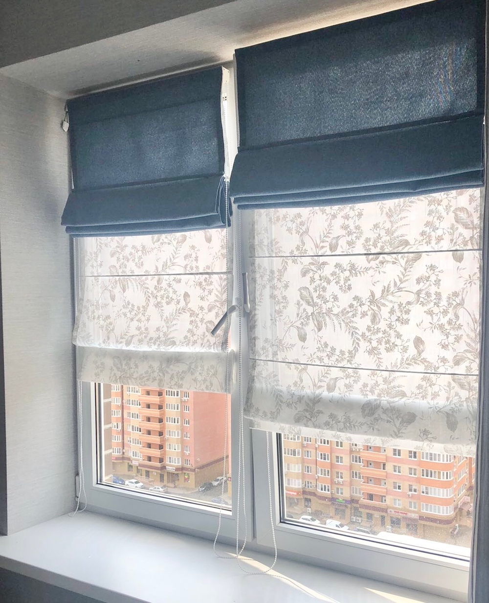 Карниз для двойных римских штор День-Ночь закрытого типа, длина 170 см