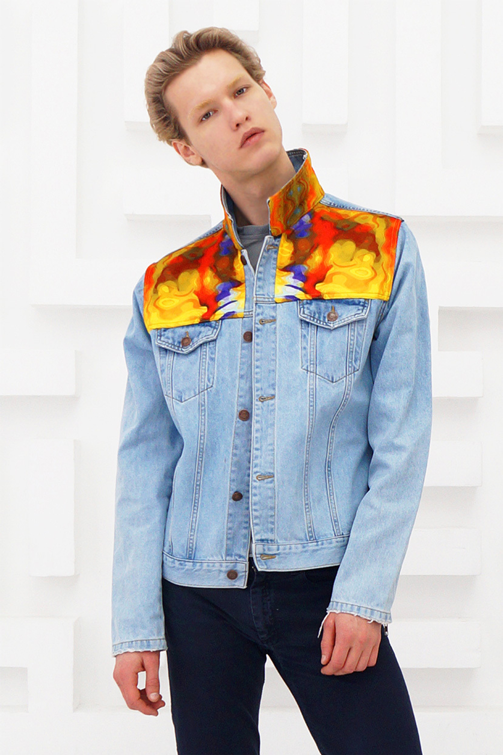 LIGVIANNI Джинсовая куртка Denim Jacket Tiger