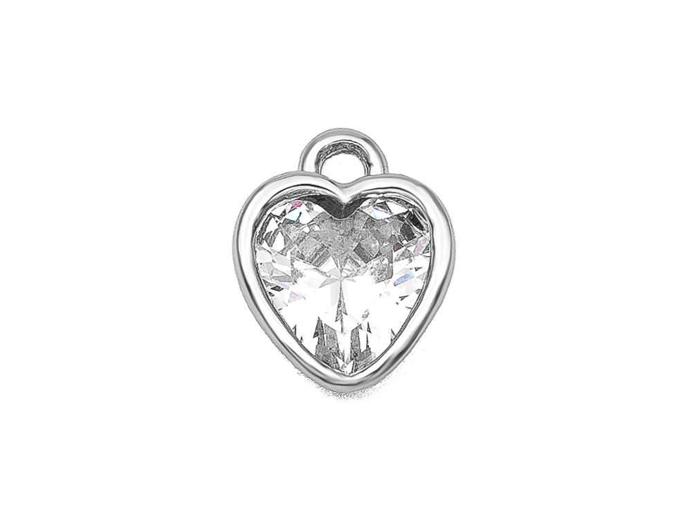 Подвеска "Сердце-Mini. Crystal" 9мм