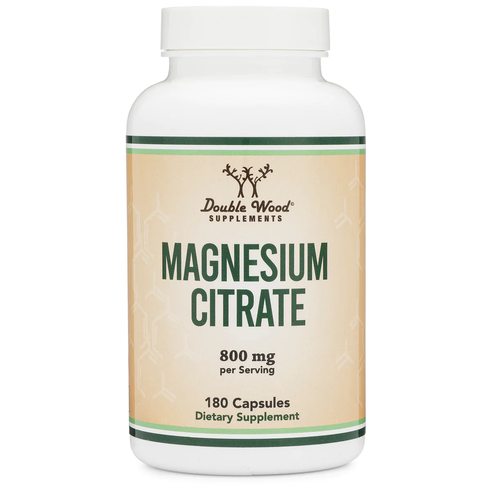 Double Wood Supplements - Magnesium Citrate 180 capsules