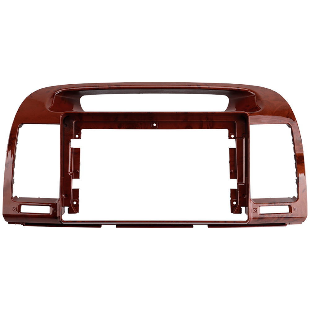 Комплект рамки с разъёмами 9" Toyota Camry 30 2001-2006 светлое дерево - Car-Smart 8200W2