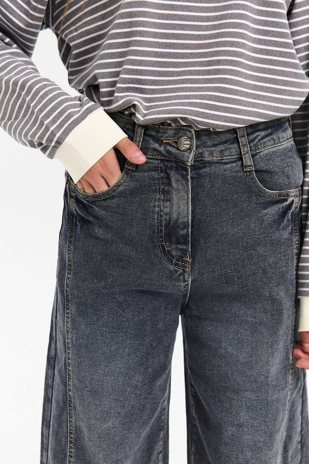 Джинсы утеп. д/д DELORAS 22659