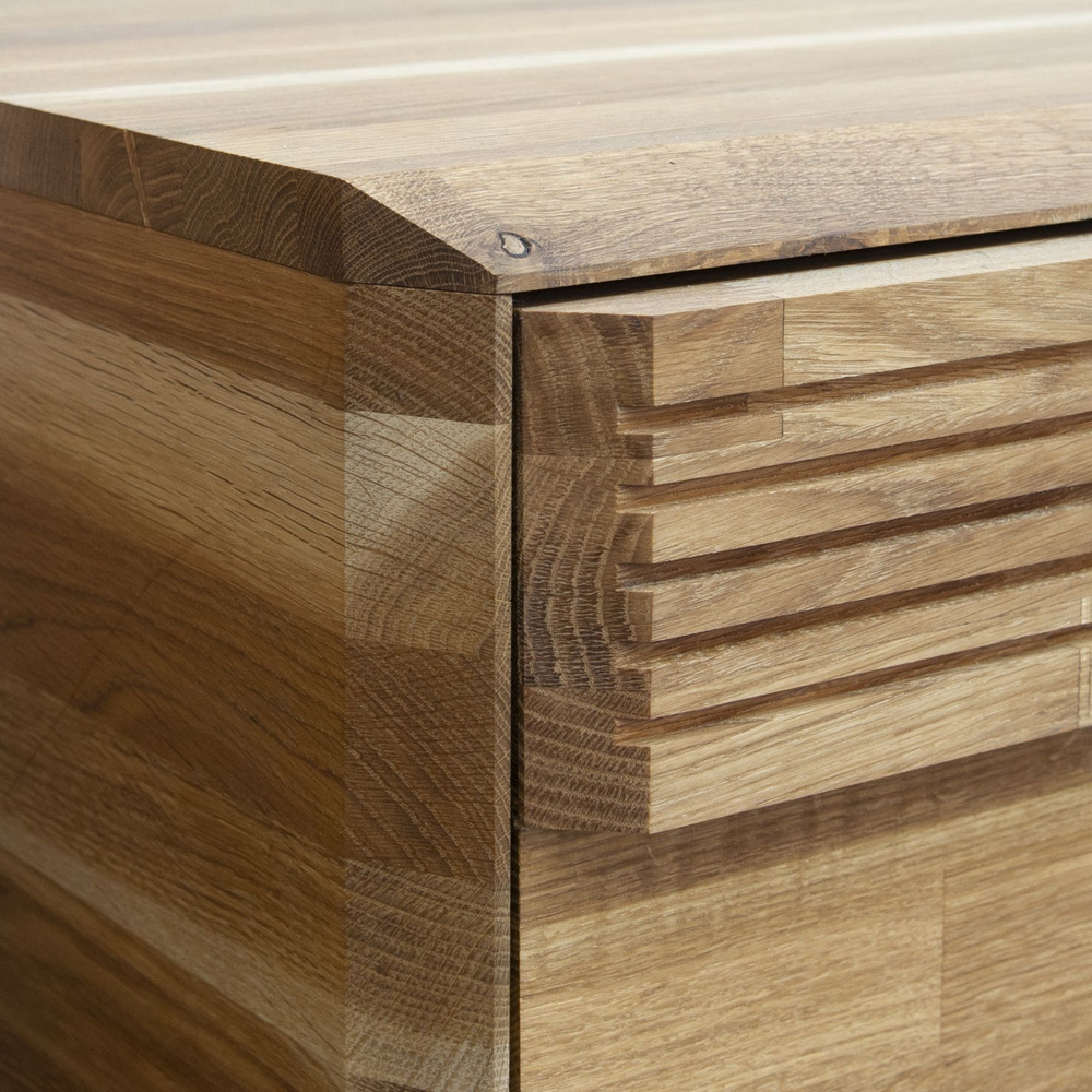 Михаэлла тумба под телевизор из массива дуба премиум качества, с навесной системой, и подсветкой, Беларусь