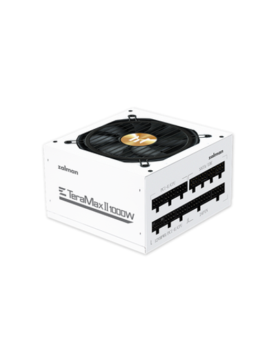 Блок питания Zalman ZM1000-TMX2 WH, 1000W, ATX12V v3.0, APFC, 12cm Fan, 80+ Gold Gen5, Full Modular, White, Retail