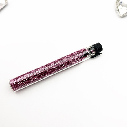 Блестки в тубе розовые