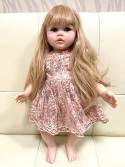 Кукла Реборн мягконабивная 60см в пакете (FA-275A1)