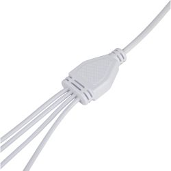 Разветвитель сетевой для линейных светильников ЭРА 4х IEC C7 2pin 2m для подключения 4 светильников | Аксессуары для фито светильников