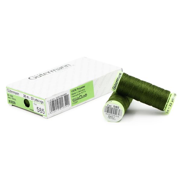 Нитки отделочные Gutermann Top Stitch 30 (30 метров), 5 кат. | 585 т.папоротник