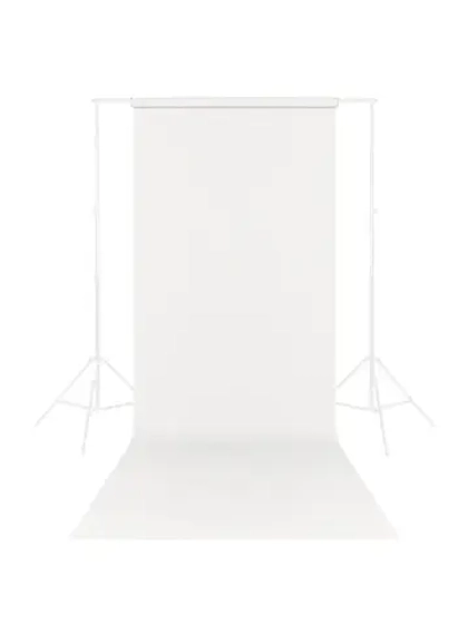 Фон бумажный Raylab 008 Arctic White белый 1.35x10 м