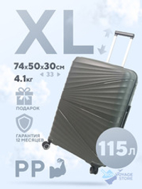 Большой чемодан Impreza Graphic, Серый, XL