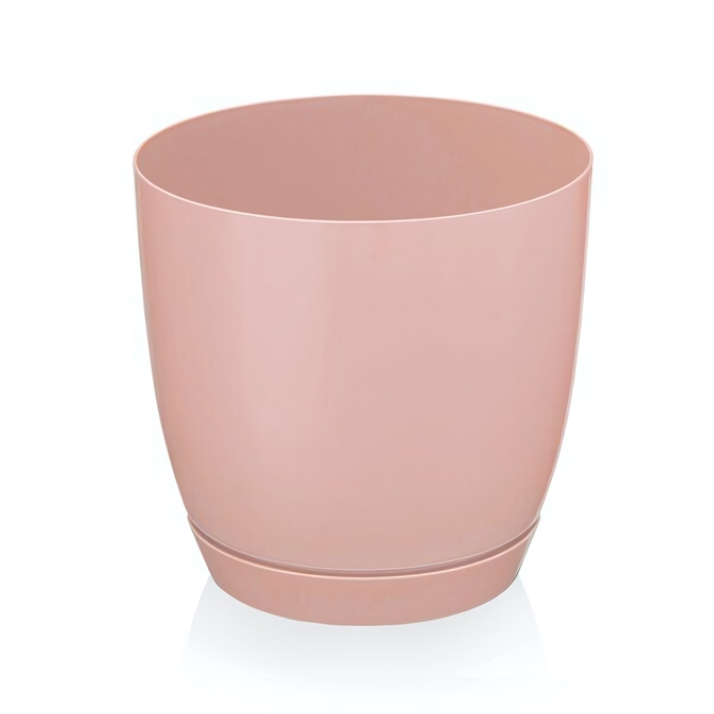 Кашпо "Глория" №3 2 л с поддоном цвет в ассортименте