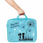 Папка на молнии с ручками BRAUBERG А4, 1 отделение, полиэстер, ширина 80 мм, "Happy friendship", 270958