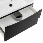 Тумба с раковиной Belbagno MARINO 90 2C-SO/BB900/450-LV-MR-AST Nero Lucido