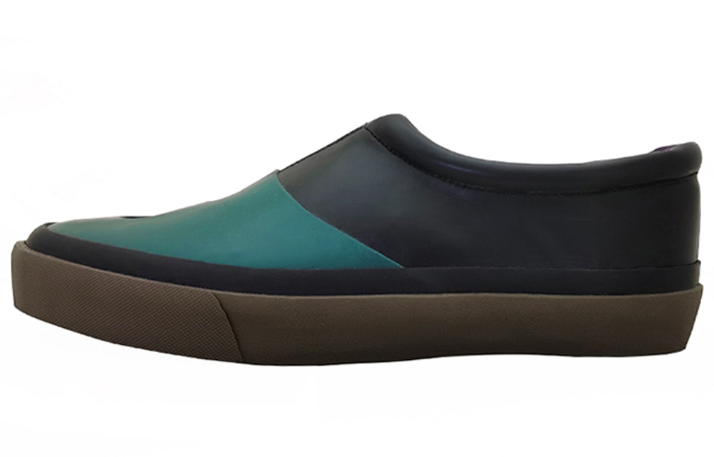 CONP PU Stylish Skateboarding Shoes Unisex Green Purple