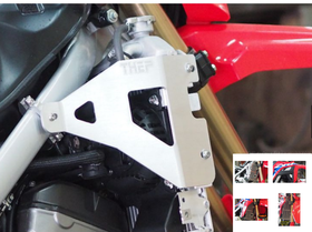 Radiator guard for Honda CRF300L THEP with side bracket reinforcement (2021-Up)