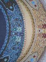 Декоративная гобеленовая салфетка Букет двойной 50х80