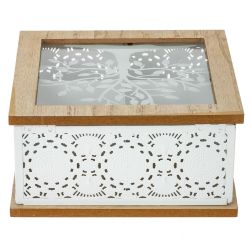 GAEM Шкатулка для чайных пакетиков, L18,5 W18,5 H9 см