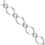 Цепь “Нонна одинарная с алмазной гранью”