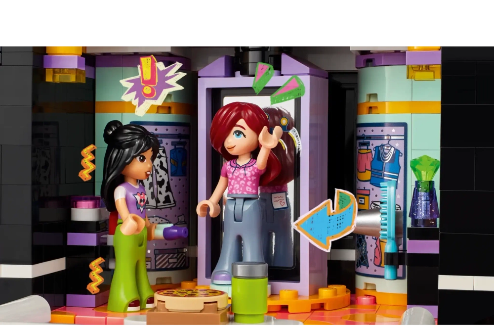 Конструктор LEGO Friends 42619 Автобус для гастролей поп-звездной музыки