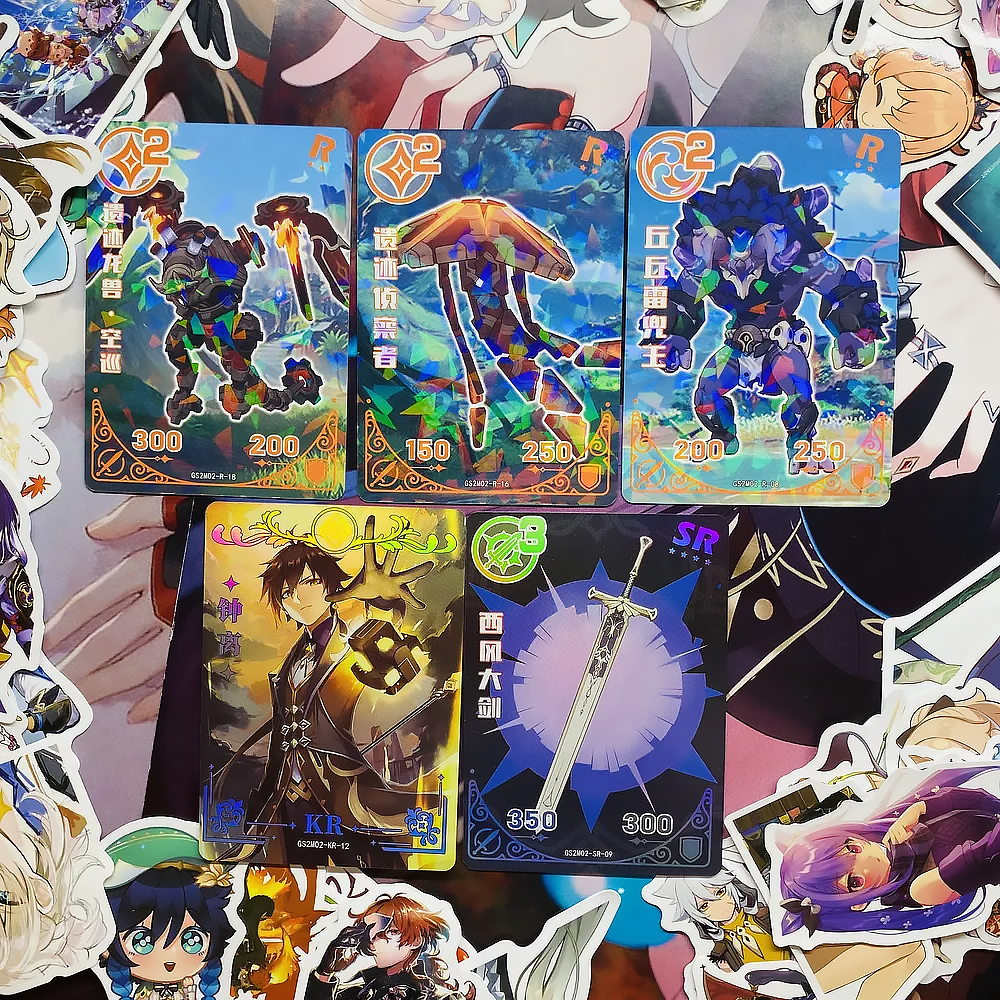 Коллекционные карточки "Геншин Импакт / Genshin Impact - Голубая упаковка"