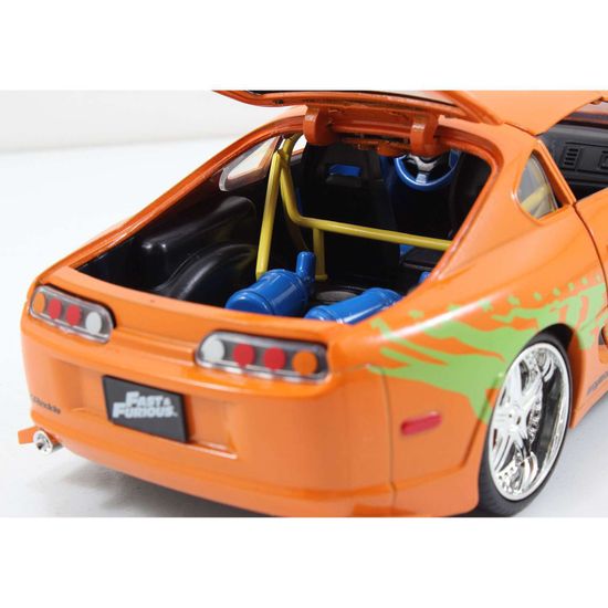 Модель Машинки Форсаж 1:24 FF 1995 Toyota Supra-Orange