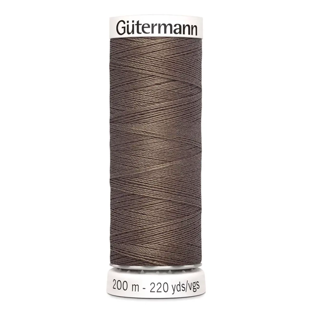 Нить Sew-All 200 м, Gutermann, 439 палево-коричневый