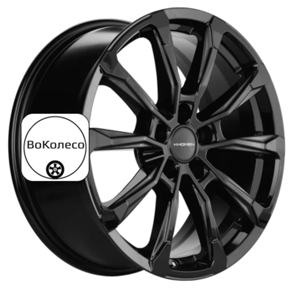 7,5x18/5x114,3 ET38 D67,1 KHW1808 (Outlander) Black Khomen Wheels