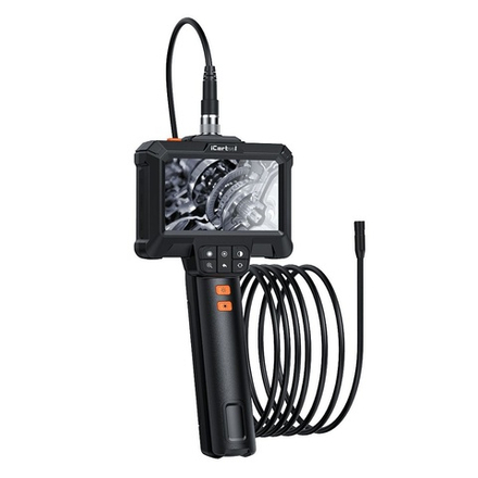Эндоскоп промышленный, экран 4.3", 2Мп, 1м, 8.5мм зонд iCartool IC-VC81