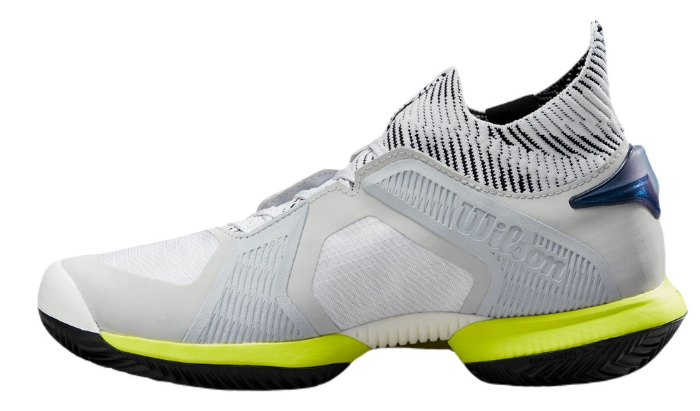 Мужские кроссовки теннисные Wilson Kaos Rapide SFT Clay 2024 - pearl blue/black/safety yellow