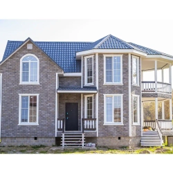 Фасадная плитка Технониколь Hauberk Серо-бежевый кирпич (в уп. 20 шт./2 м2)