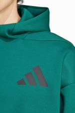 Кофта adidas Z.N.E. Full-Zip - зеленый