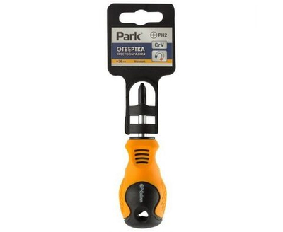 Отвертка крестовая PH2 38мм одноцветная ручка JADEVER JDSD4921