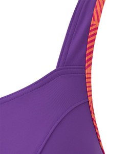 Купальник для плавания Line Purple, нейлон