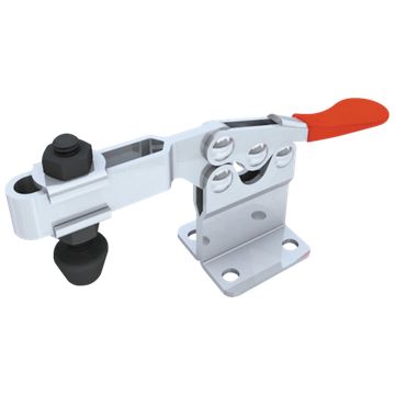 Прижим WOODWORK с высокой базой и горизонтальной ручкой, усилие 90кг. GH-201-BHB