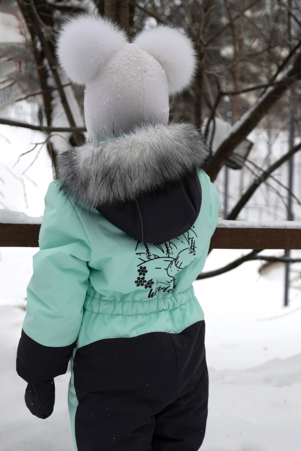 Комбинезон зимний мембрана для девочки 4-10 лет Милашка Сьюзи