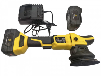 Беспроводная полировальная машинка Schtaer 18V/4.0Ah, 125 мм, эксцентрик 15 мм