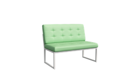 Некст Диван двухместный NLT.D-2 Kanzas 20/Металл Белый 1300*663*885