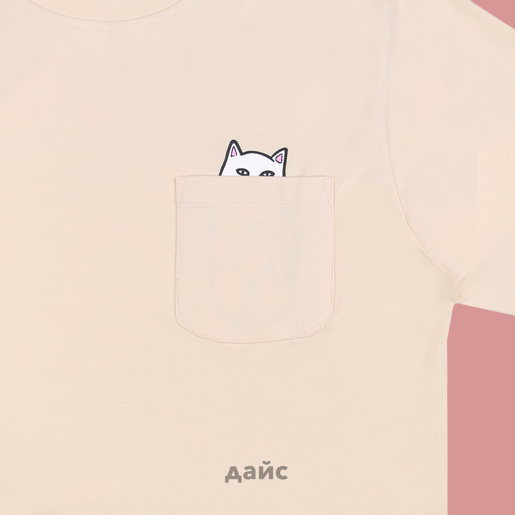 Футболка мужская Ripndip Lord Nermal Pocket Tee артикул:RND9088 - купить в магазине Дайс