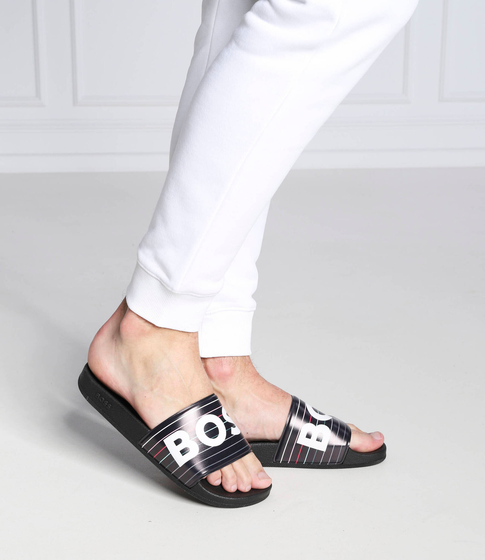 шлепанцы bay_it_slid BOSS BLACK - черный(50474459)