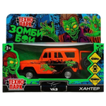 Модель ин.мет. "УАЗ Hunter Зомби" 12см, двер, багаж, оранжевый, коробка HUNTER-12ZOM-OG (Технопарк)