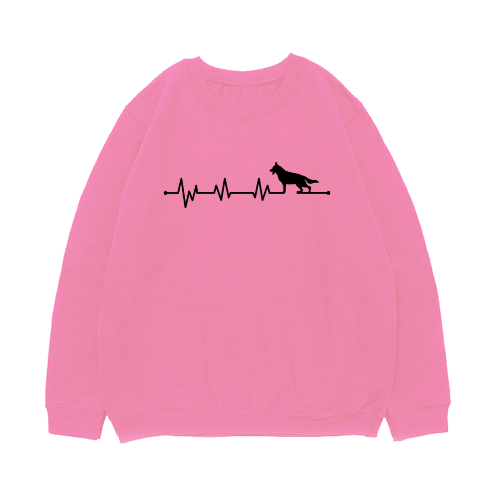 Свитшот "Овчарка - сердечный ритм"