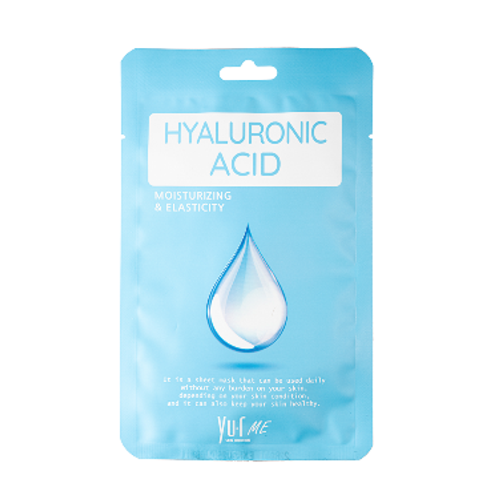 YU.R ME Тканевая маска для лица с гиалуроновой кислотой | Yu.r Me Hyaluronic Acid Sheet Mask